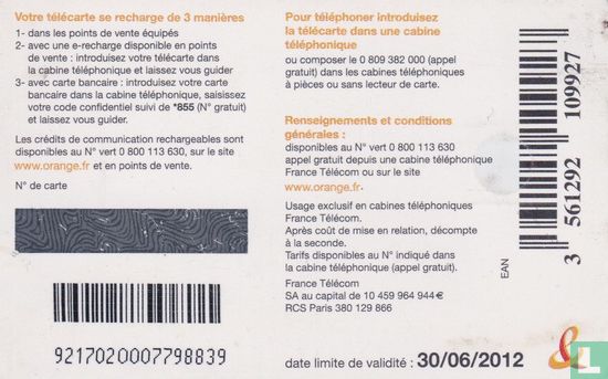 Télécarte 7€ 50 - Afbeelding 2