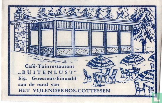 Café Tuinrestaurant "Buitenlust" - Image 1