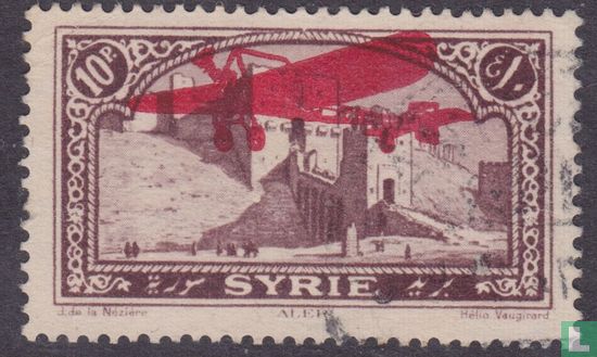 Briefmarke von 1925 mit Aufdruck