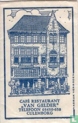 Café Restaurant "Van Gelder" - Image 1