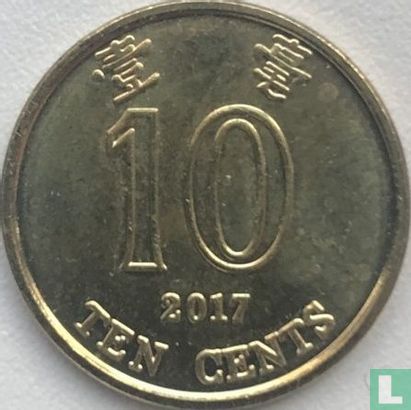 Hong Kong 10 cents 2017 - Afbeelding 1