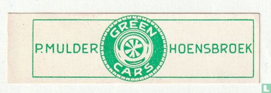 Green Cars - P. Mulder - Hoensbroek - Image 1