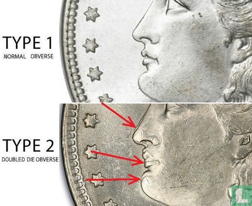 Verenigde Staten 1 dollar 1888 (O - type 1) - Afbeelding 3