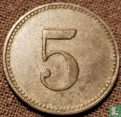 Lauingen 5 Pfennig 1918 (Zink) - Bild 2