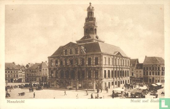 Maastricht Markt met Stadhuis  - Image 1