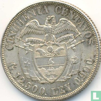 Colombie 50 centavos 1934 - Image 2