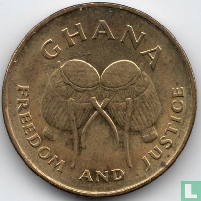 Ghana 5 cedis 1991 - Image 2