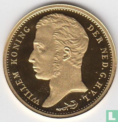 Nederland 10 gulden 1818 herslag - Bild 2