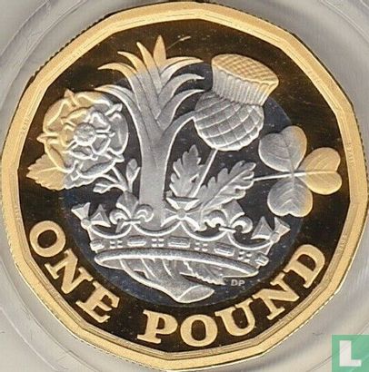 United Kingdom 1 pound 2017 (PROOF - silver) - Image 2