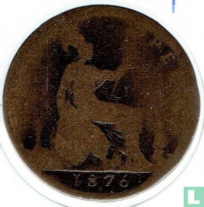 United Kingdom 1 penny 1876 (H - large date) - Image 1