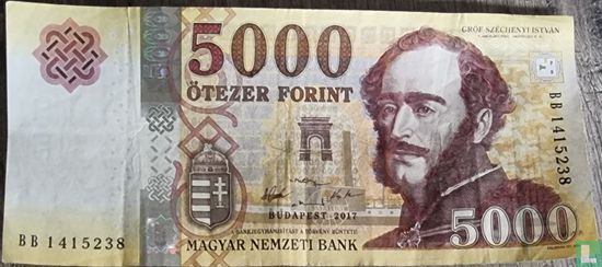 Ungarn 5000 Forint  - Bild 1