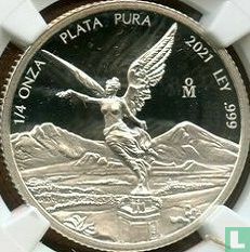 Mexico ¼ onza plata 2021 (PROOF) - Afbeelding 1
