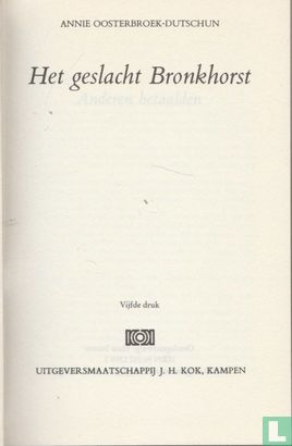 Het geslacht Bronkhorst - Image 3