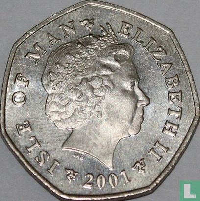 Man 50 pence 2001 "Christmas 2001" - Afbeelding 1