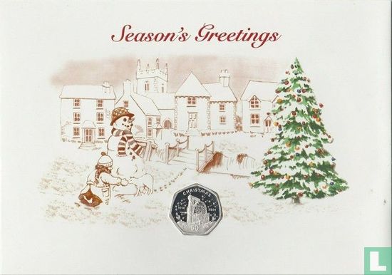 Isle of Man 50 pence 2004 (PROOF - folder) "Christmas 2004" - Image 1
