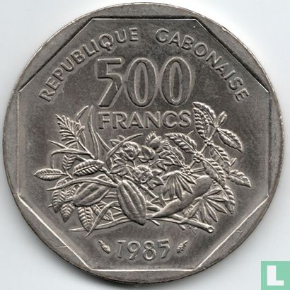 Gabon 500 francs 1985 - Afbeelding 1