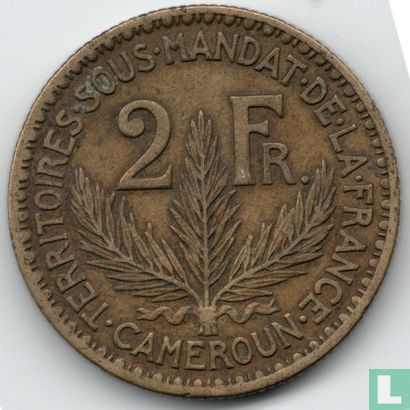 Cameroon 2 francs 1924 - Image 2