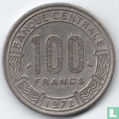 Cameroon 100 francs 1972 (CAMEROUN) - Image 1