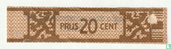 Prijs 20 cent - (Achterop: Agio Sigarenfabriek N.V. Duizel) - Afbeelding 2