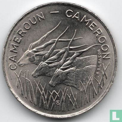 Cameroun 100 francs 1975 - Image 2