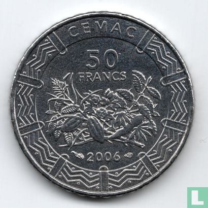 États d'Afrique centrale 50 francs 2006 - Image 1