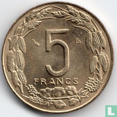 États d'Afrique centrale 5 francs 2003 - Image 2
