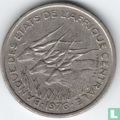États d'Afrique centrale 50 francs 1976 (B) - Image 1