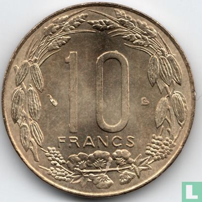 États d'Afrique centrale 10 francs 2003 - Image 2