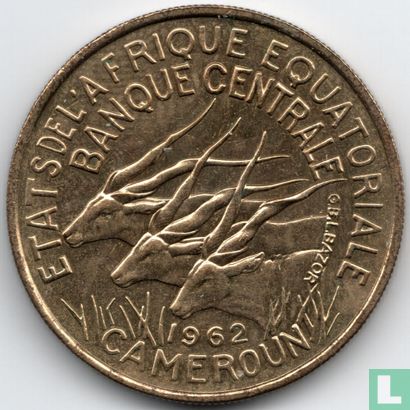 États d'Afrique équatoriale 25 francs 1962 - Image 1