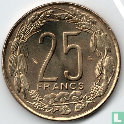 États d'Afrique centrale 25 francs 2003 - Image 2