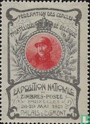 Exposition Nationale de timbres poste Bruxelles 1921