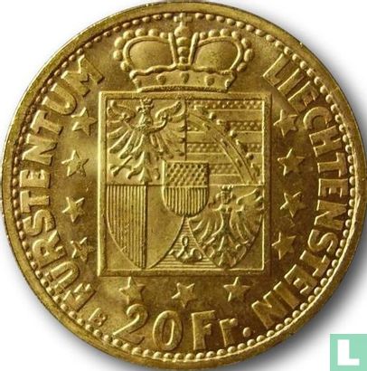 Liechtenstein 20 franken 1946 - Image 2