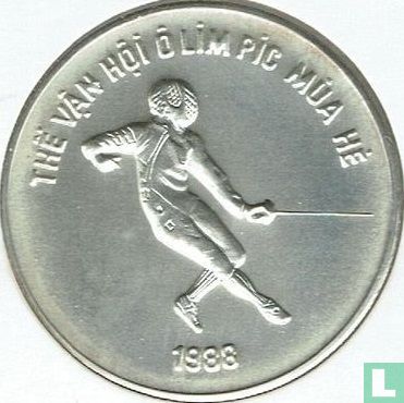 Vietnam 100 Dong 1986 (Typ 2) "1988 Summer Olympics in Seoul" - Bild 2
