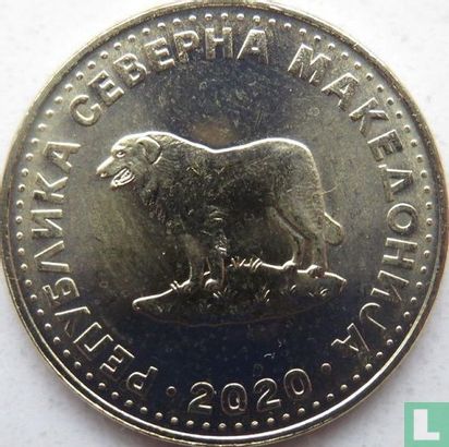 Noord-Macedonië 1 denar 2020 - Afbeelding 1
