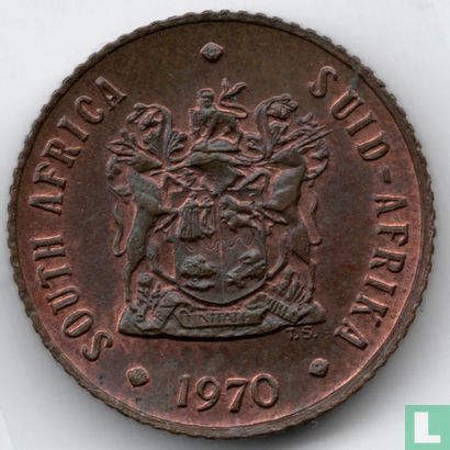 Afrique du Sud ½ cent 1970 - Image 1