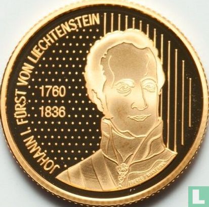 Liechtenstein 50 franken 2006 (PROOF) "200 years of sovereignty" - Afbeelding 2