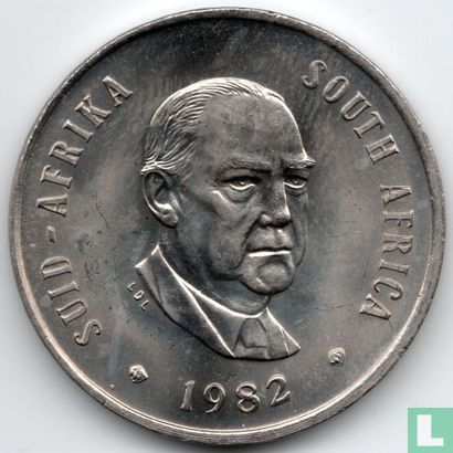 South Africa 20 cents 1982 "The end of Balthazar Johannes Vorster's presidency" - Image 1