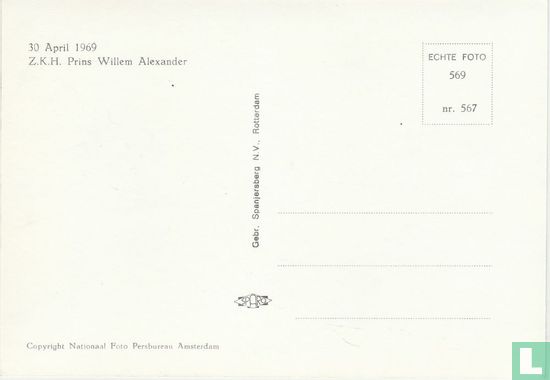 30 April 1969 Z.K.H. Prins Willem Alexander - Afbeelding 2