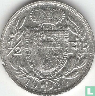 Liechtenstein ½ frank 1924 - Afbeelding 1
