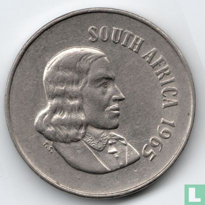 South Africa 10 cents 1965 (SOUTH AFRICA) - Image 1