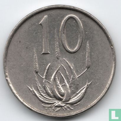 Zuid-Afrika 10 cents 1965 (SOUTH AFRICA) - Afbeelding 2