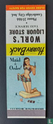 Pin up 50 ies Maid to order! C