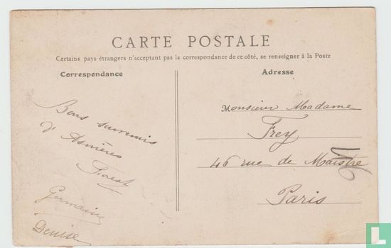 France Hauts de Seine Asnieres sur Seine Cimetière des Chiens 1908 Postcard - Image 2