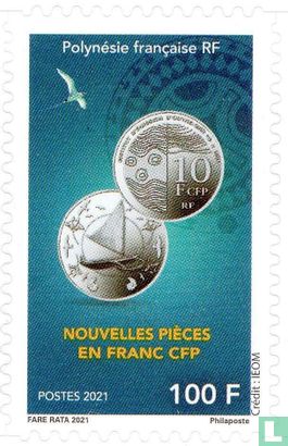 Nouvelles pièces en francs CFP