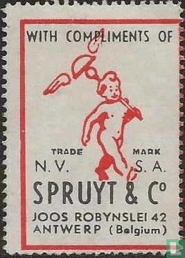 with compliments of SPRUYT & C° Antwerp