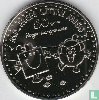 Verenigd Koninkrijk 5 pounds 2021 (kleurloos) "50th anniversary Mr. Men & Little Miss - Mr. Men & Little Miss" - Afbeelding 2