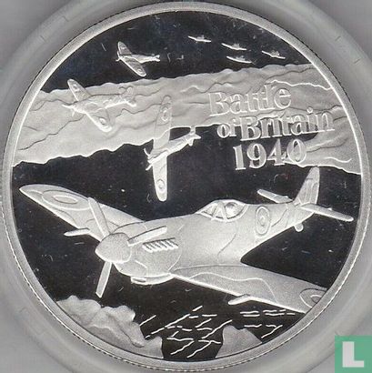 Alderney 5 pounds 2010 (PROOF) "70th anniversary Battle of Britain" - Afbeelding 2