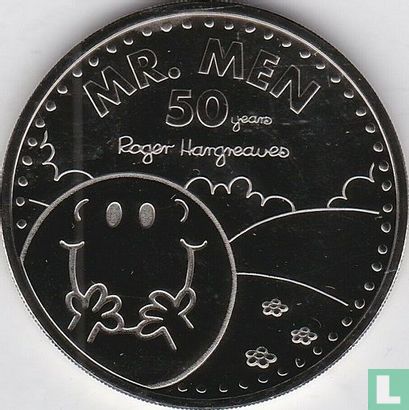 Royaume-Uni 5 pounds 2021 (non coloré) "50th anniversary Mr. Men & Little Miss - Mr. Men" - Image 2