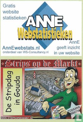 Strips op de Markt + Anne Webstatistieken + Uitnodiging!!! [Stripplaza] [internet-adreskaartje 2009] - Image 1