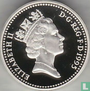 Vereinigtes Königreich 1 Pound 1995 (PP - Silber) "Welsh dragon" - Bild 1